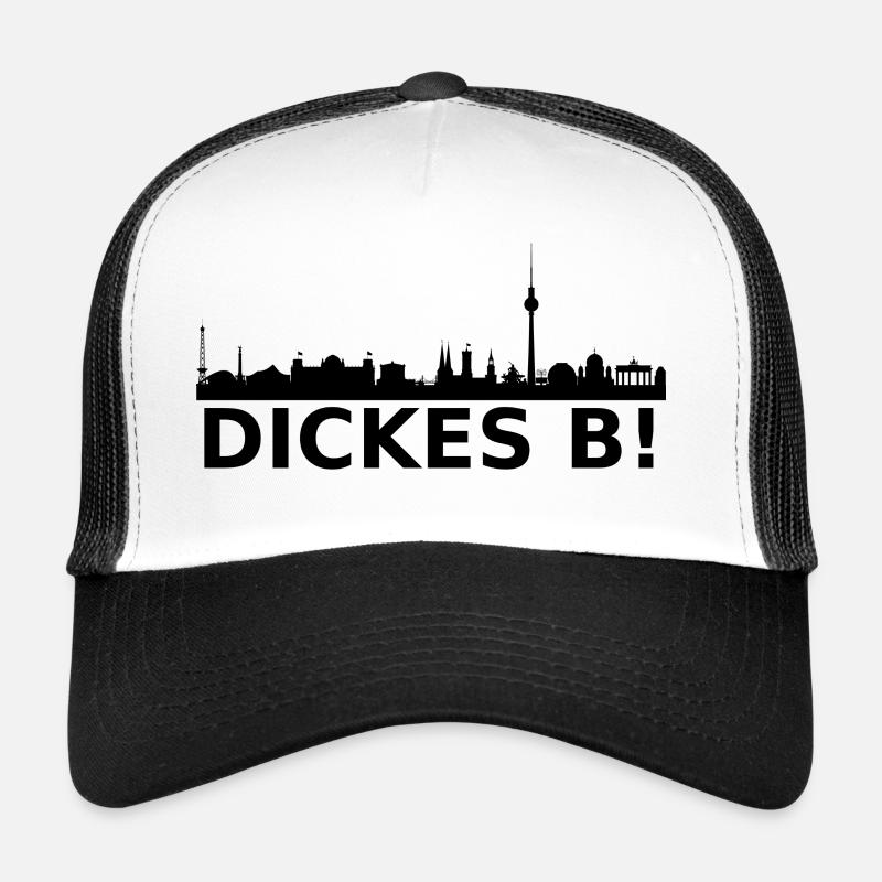 BERLIN Skyline - DICKES B! Casquette trucker 
