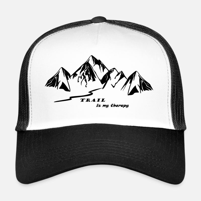 Trail is my therapy Casquette trucker 