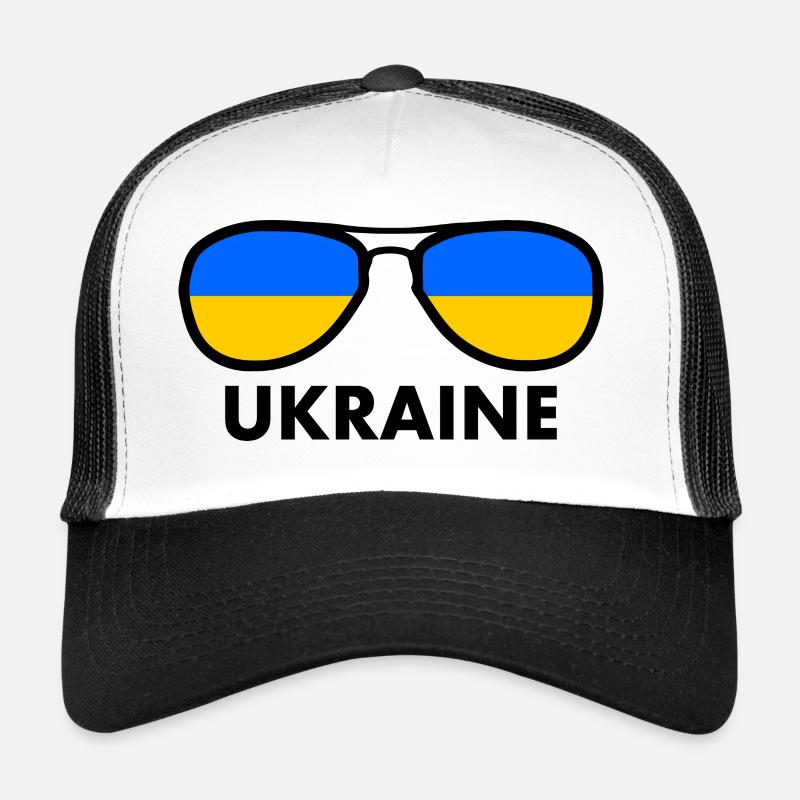 Ukraine - Trucker Cap - white/black