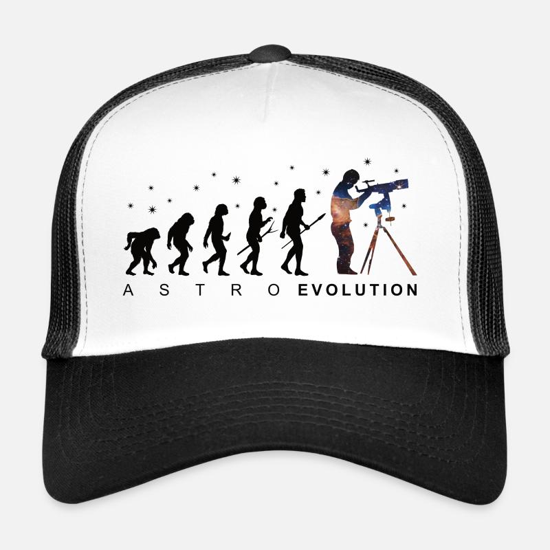 Astronomie Evolution Astrophotographie Cadeau Casquette trucker 