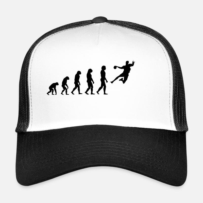 HANDBALLVOLUTION - Casquette trucker - blanc/noir