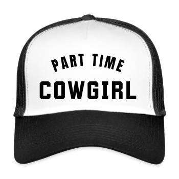 WILD WILD WEST - Trucker Cap - Weiß/Schwarz - Vorne