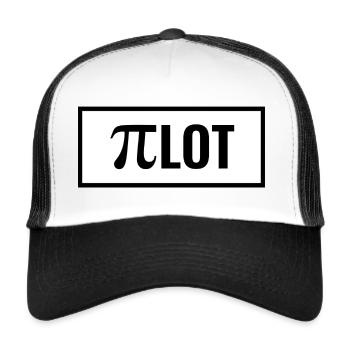 PILOT - PRIME NUMBER PI - Trucker Cap - white/black - Front