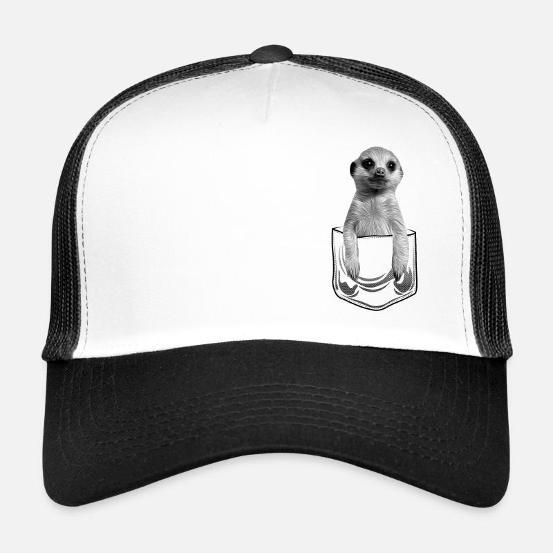 Bébé suricate en poche Casquette trucker 