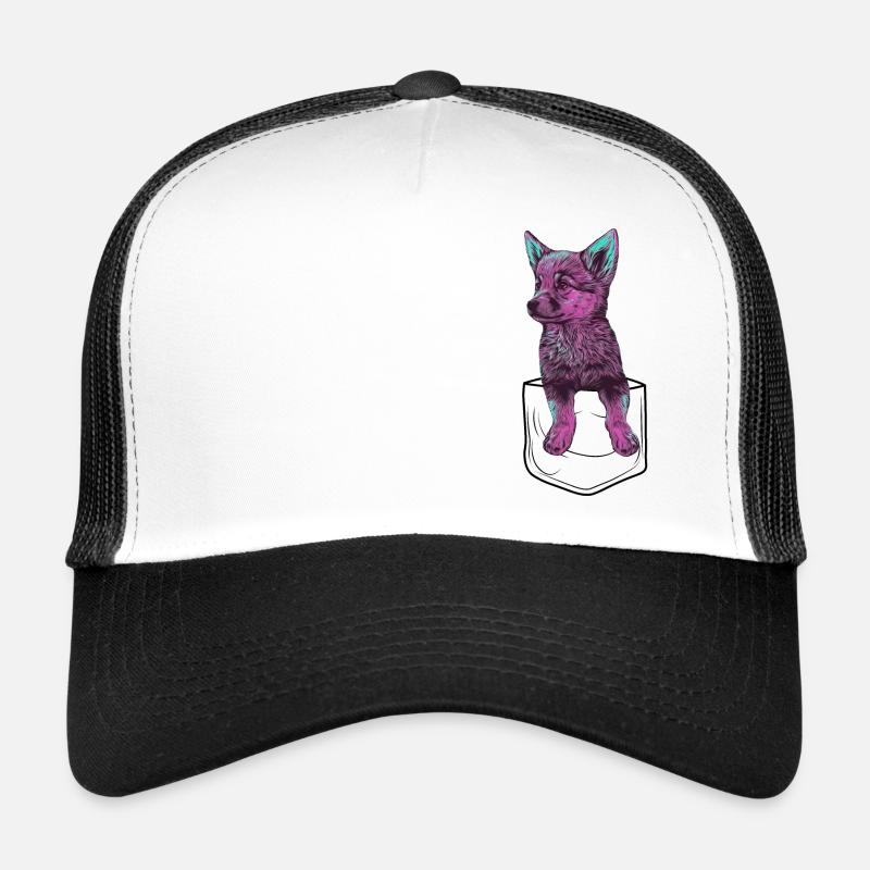 pinker Baby Wolf im Taschenformat Trucker Cap