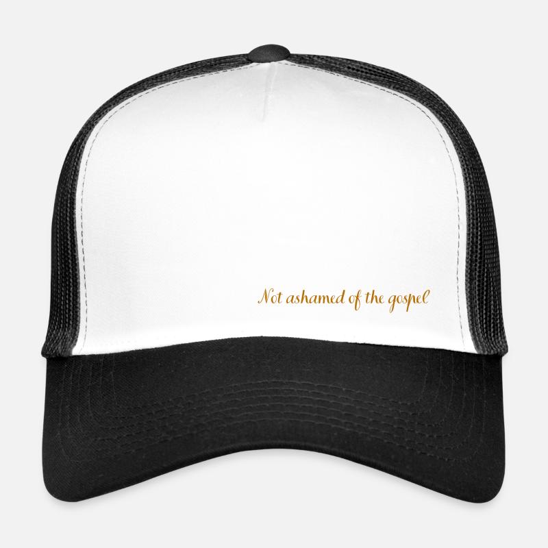 Not ashamed - Trucker Cap - Weiß/Schwarz