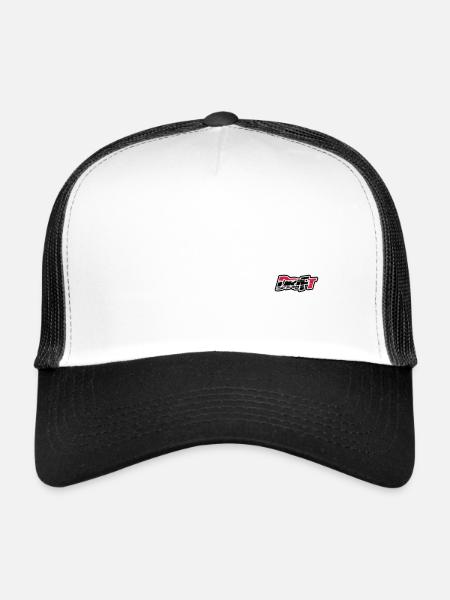 Drift Motorsport Hooning - Casquette trucker  - blanc/noir - Devant