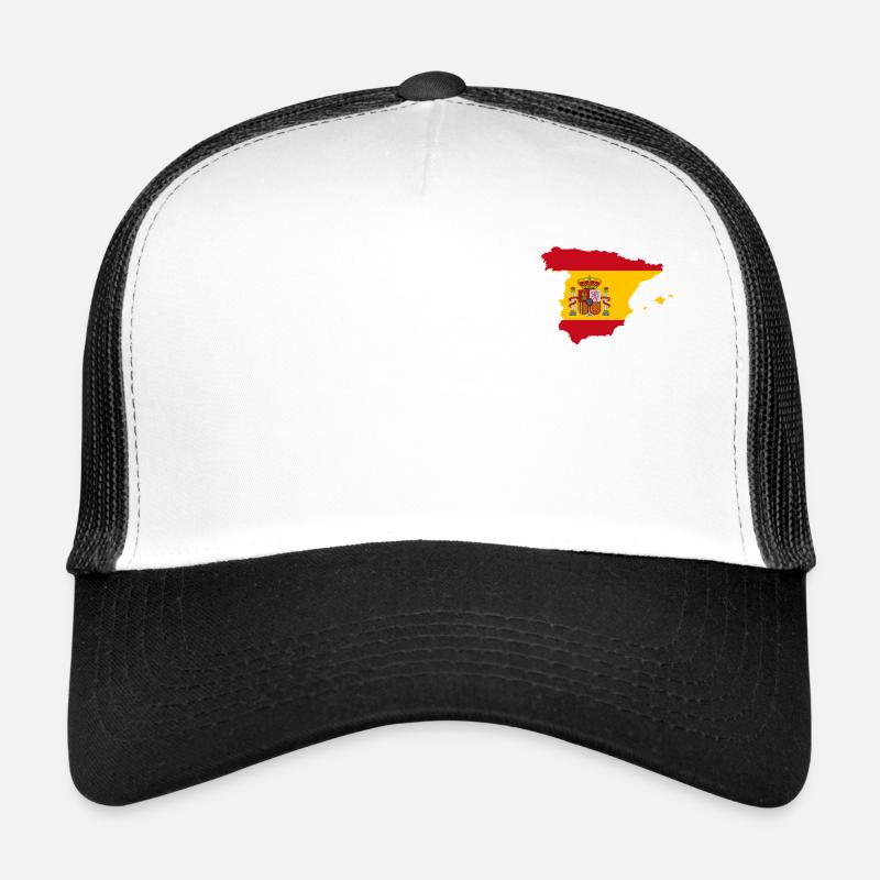 Pays espagnol combiné avec le drapeau Casquette trucker 