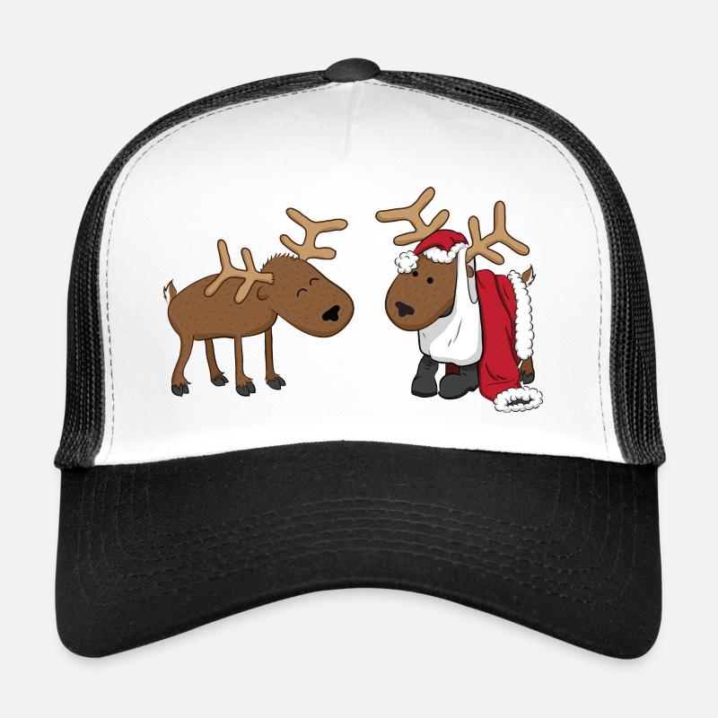 reindeer fun - Trucker Cap - white/black