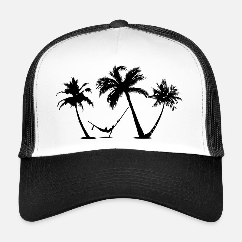 Vacances sous les palmiers Casquette trucker 