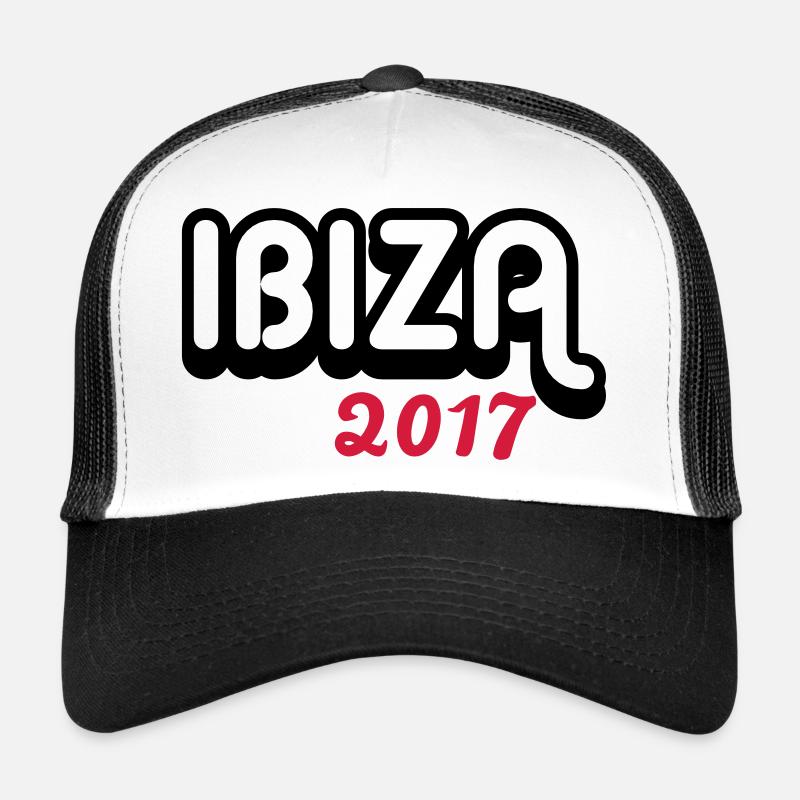 Ibiza 2017 - Trucker Cap - Weiß/Schwarz