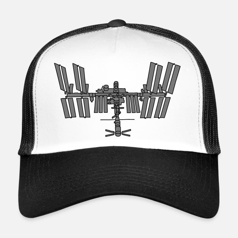 Space station ISS 2 - Trucker Cap - white/black