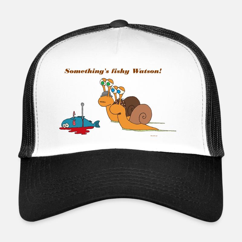 Sherlock Holmes snail Trucker Cap