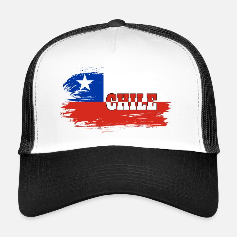 Drapeau chili / Cadeau drapeau national Casquette trucker 