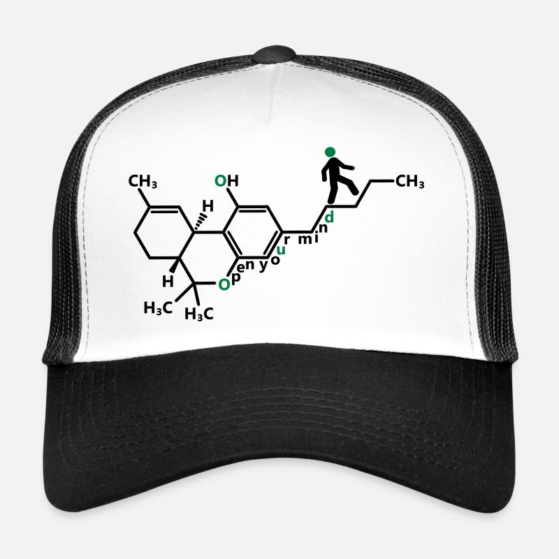 THC Molecule Trucker Cap