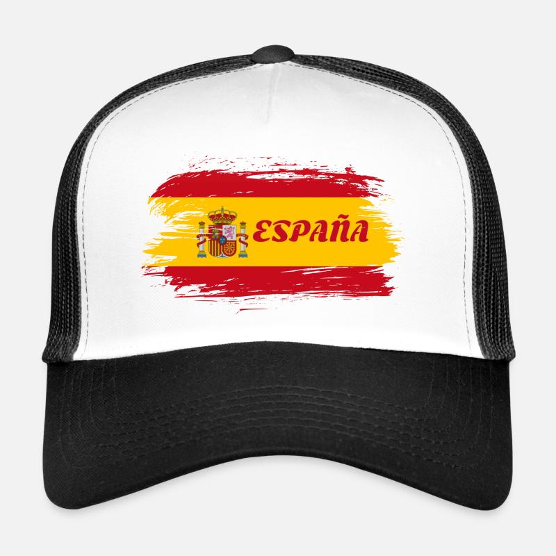 Spain Flag / Gift Madrid Barcelona Trucker Cap