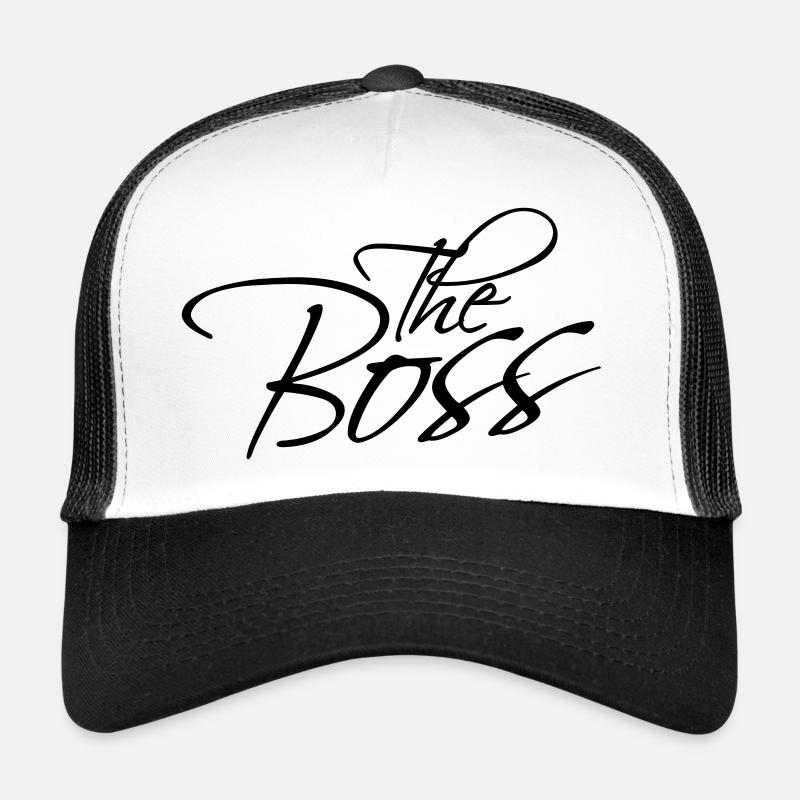 The Boss Logo - Casquette trucker  - blanc/noir
