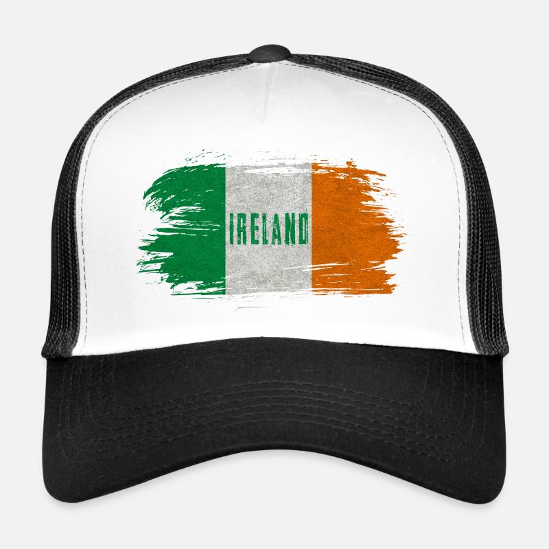 Irlande Vintage Drapeau / Cadeau Belfast Dublin Casquette trucker 