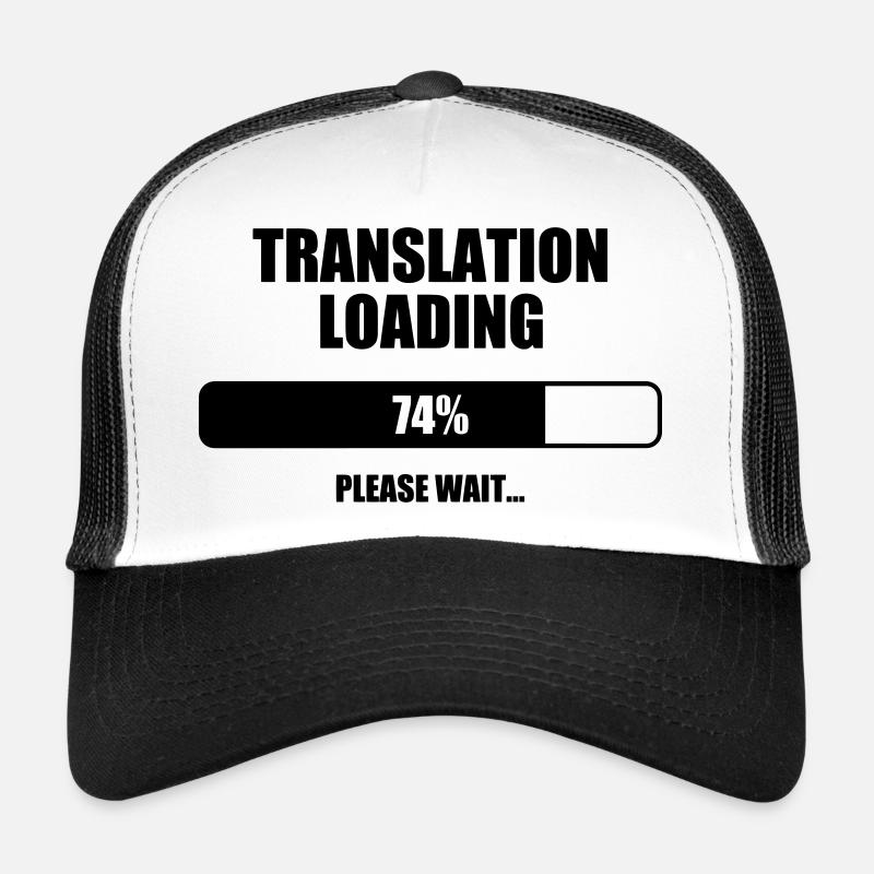 interprète / traducteur / traduction / Métier / Casquette trucker 