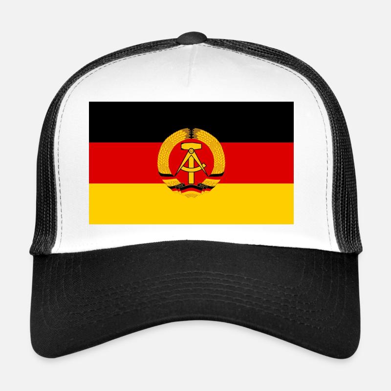 Fahne Aufkleber DDR sticker flag GDR sticker Trucker Cap