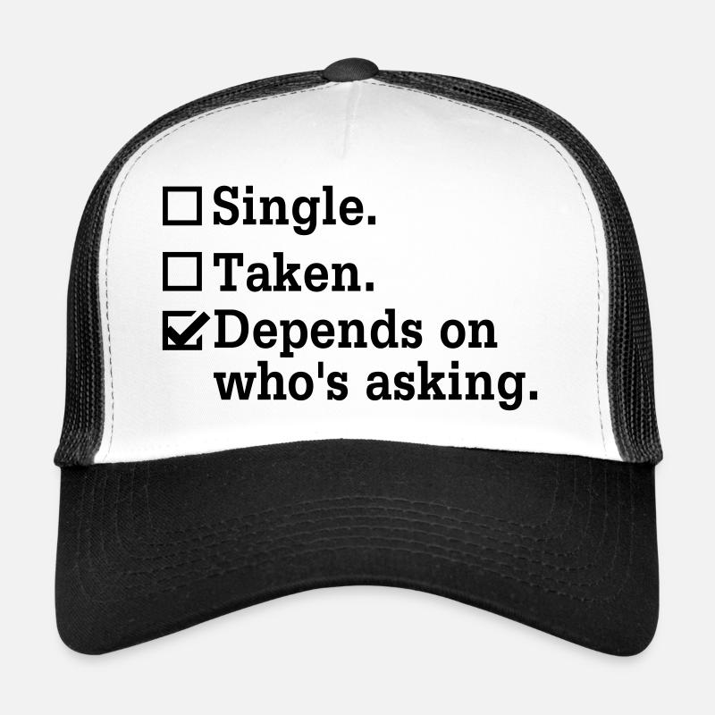 Single? - Junggesellenabschied Party Crew Trucker Cap