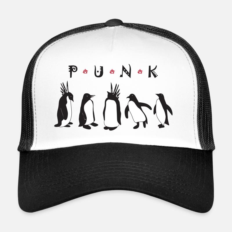 Punk penguins Trucker Cap