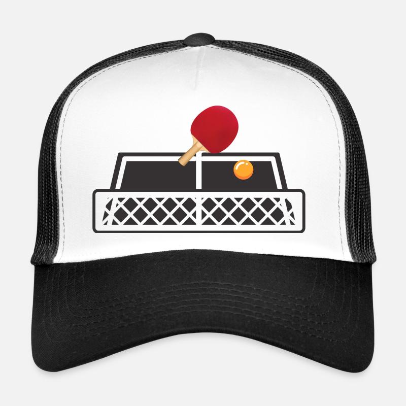 Ping-pong de table batte de balle Casquette trucker 