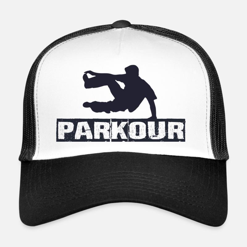 Parkour - Trucker Cap - Weiß/Schwarz