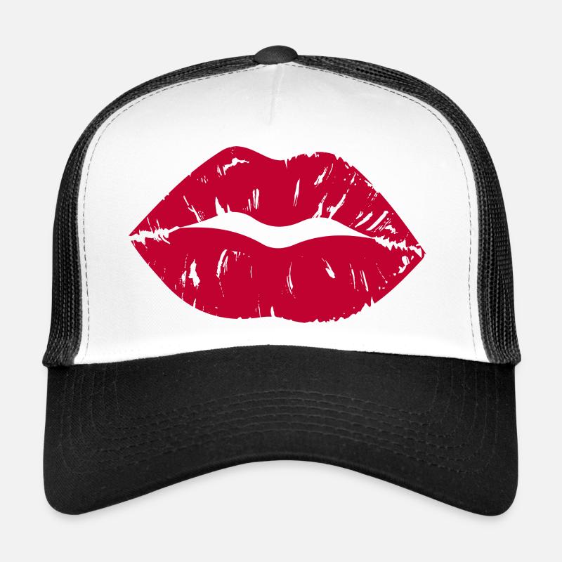 Red Lipstick Trucker Cap