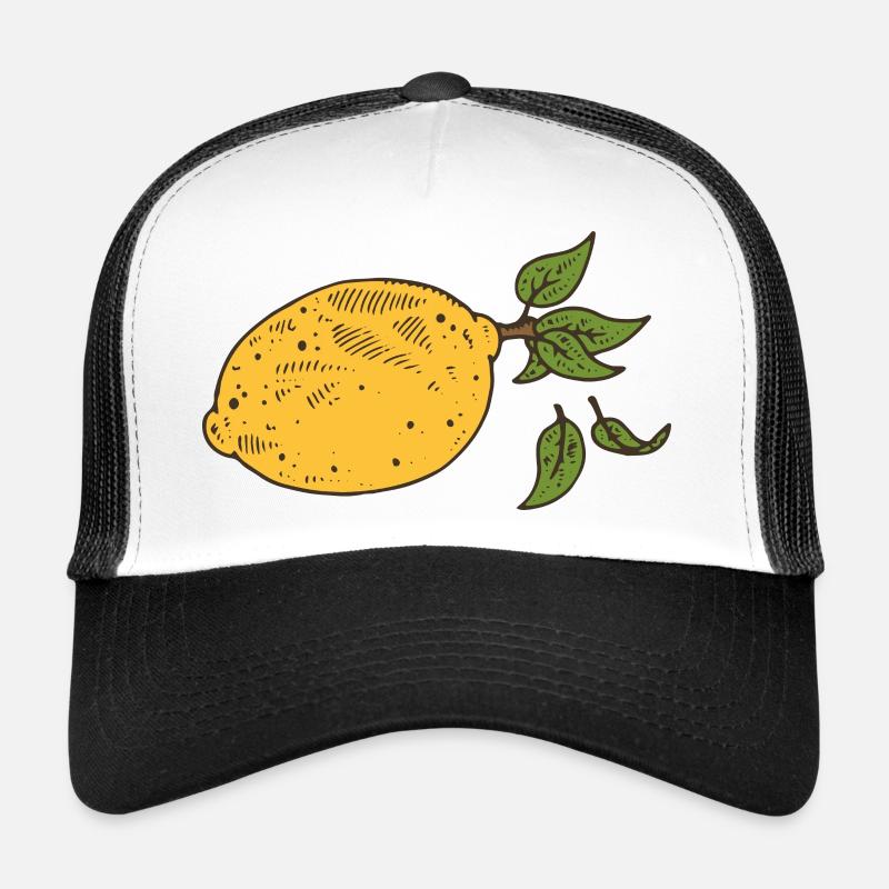 Lemon Lemon Tree Fruit lemon Trucker Cap