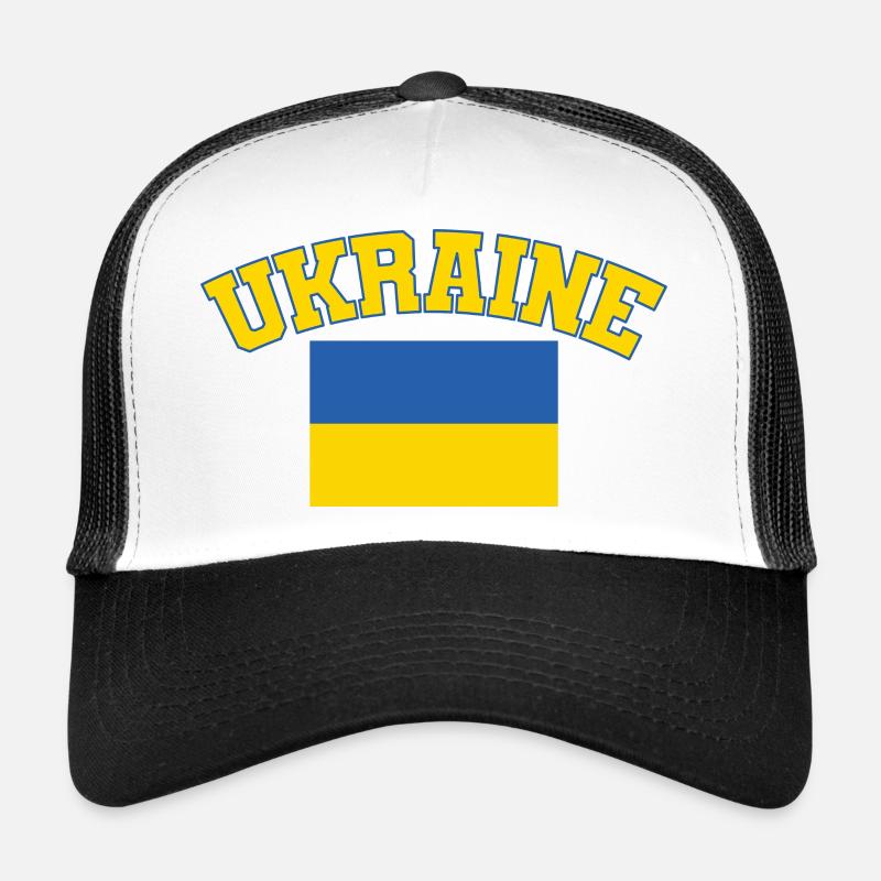 Drapeau de l’Ukraine, Ukraine Casquette trucker 