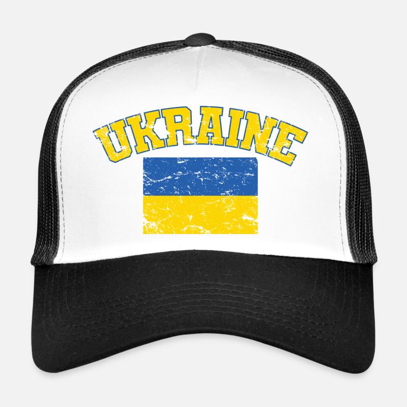 Ukraine Drapeau de l’Ukraine Casquette trucker 