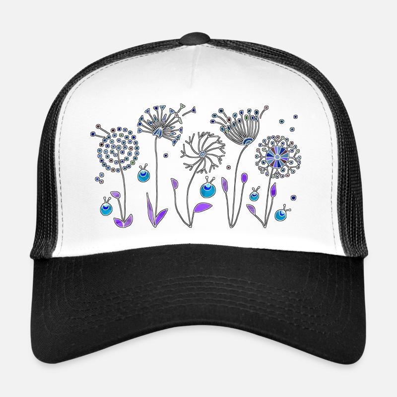 Fleur Casquette trucker 
