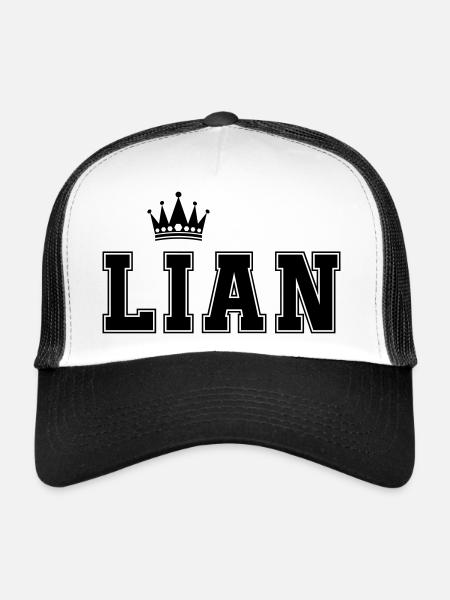 Lian - Trucker Cap - white/black - Front