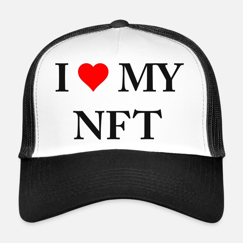 NFT 5 - Trucker Cap - Weiß/Schwarz