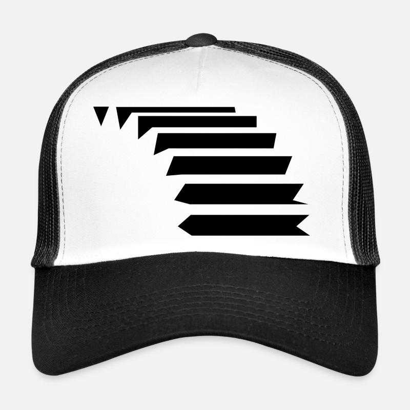 But - Casquette trucker  - blanc/noir