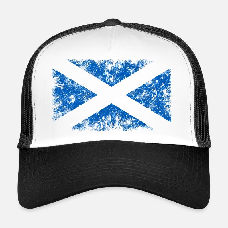 Scotland - Trucker Cap - white/black