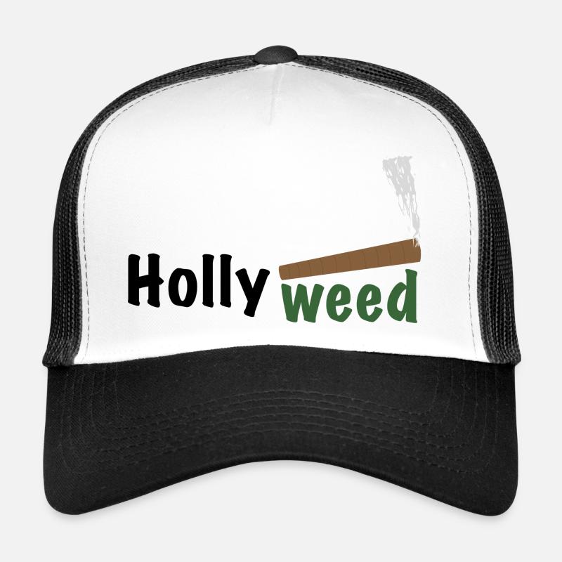 HollyWeed dark Trucker Cap