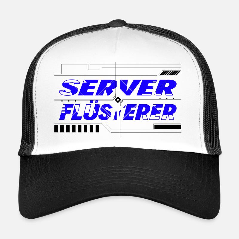 Server Flüsterer - Trucker Cap - Weiß/Schwarz
