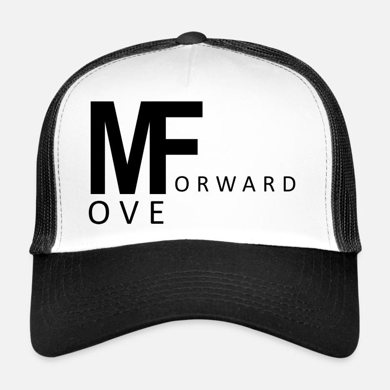Vorwärts bewegen - Trucker Cap - Weiß/Schwarz