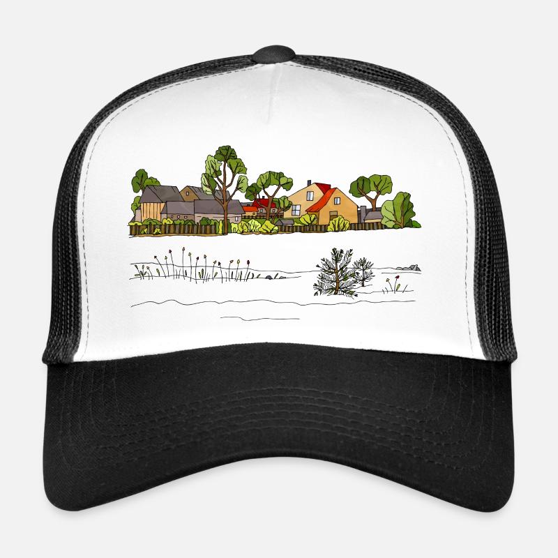 Paysage rural Casquette trucker 