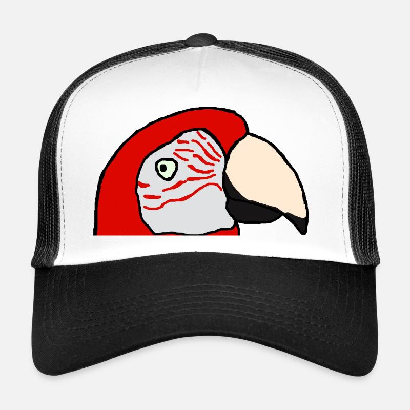 red macaw Trucker Cap