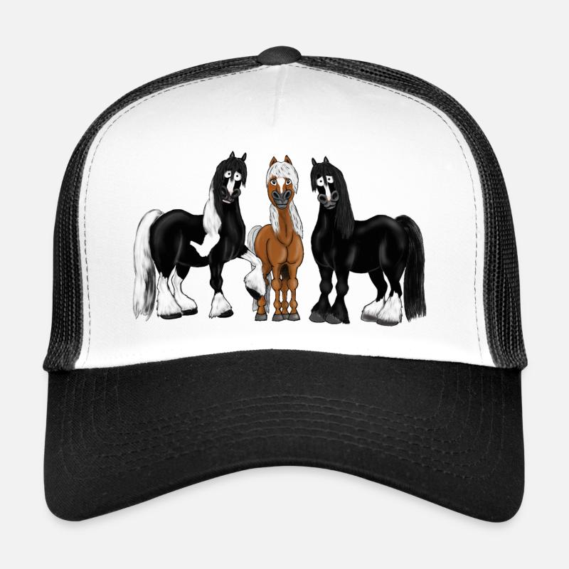 Beste Friends - Trucker Cap - Weiß/Schwarz