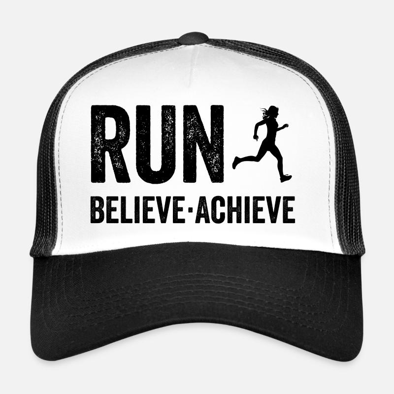Marathon - Run. Believe. Achieve. Trucker Cap