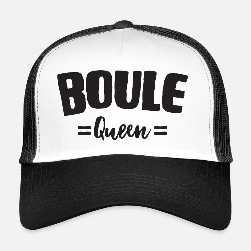 Boules Boules Queen pour Bouler Boccia Jeu Botcha Casquette trucker 