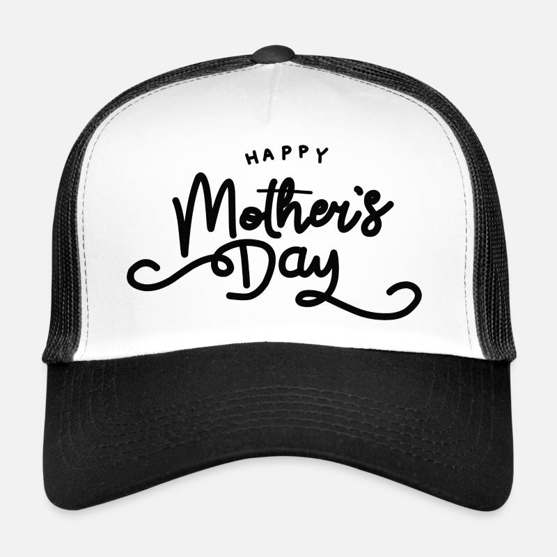 Schönen Muttertag - Trucker Cap - Weiß/Schwarz