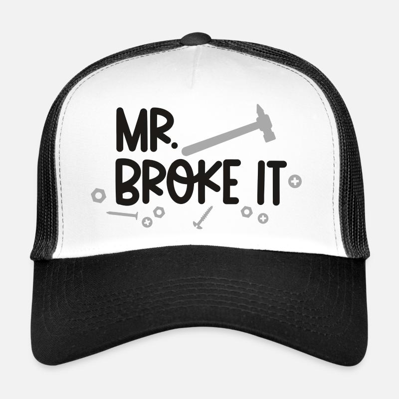 Der Unzerstörbare - Trucker Cap - Weiß/Schwarz