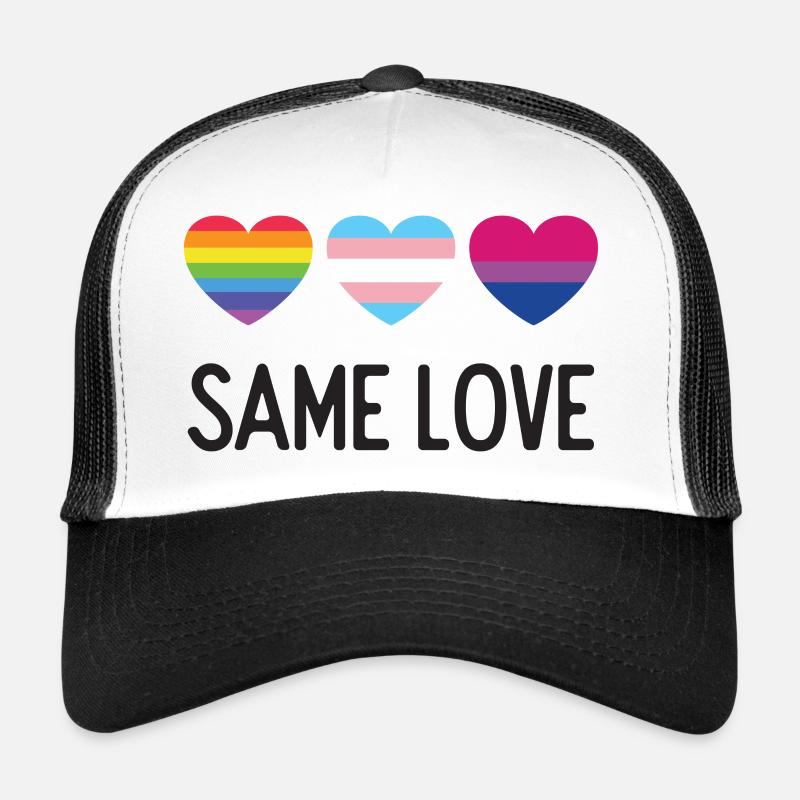 Mois de la fierté LGBTQ - Même amour Casquette trucker 