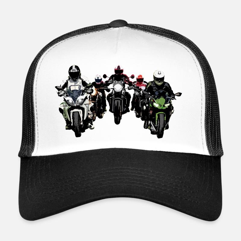 Couleur du groupe de motards Casquette trucker 