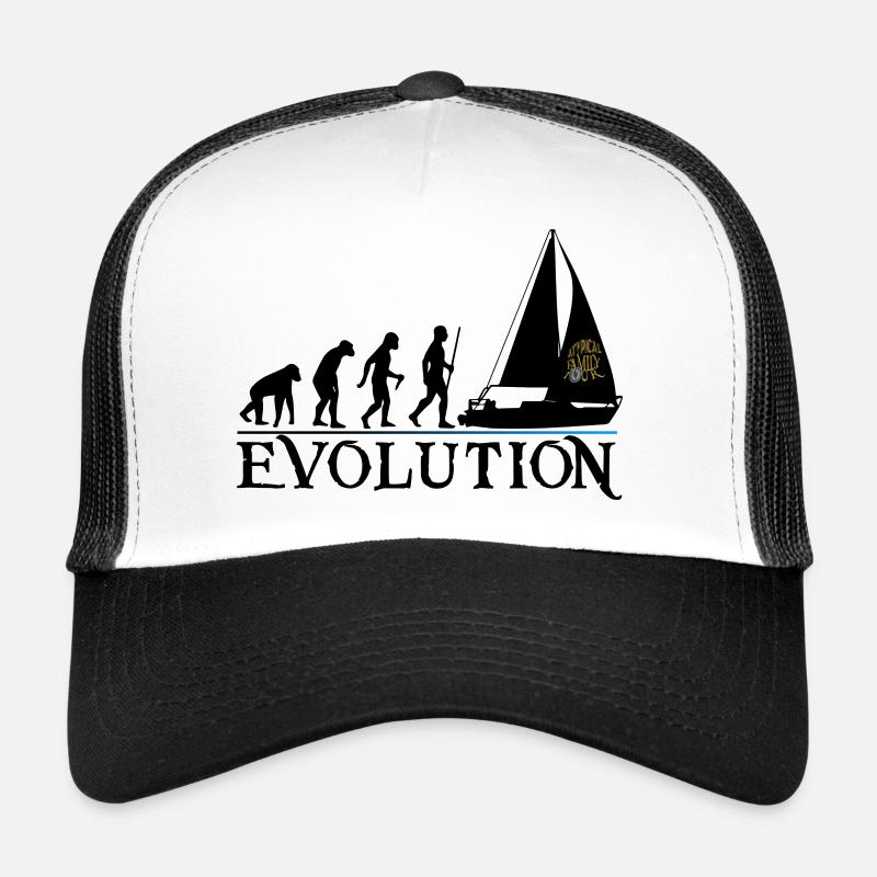 Evolution version noir Casquette trucker 